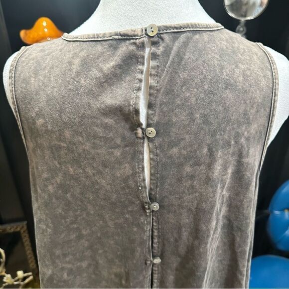 Easel Rose Embroidered Lace Tank Tunic Top Size Small - Picture 7 of 9